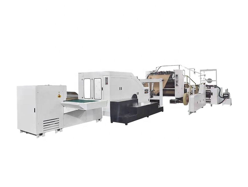 Fully Automatics Paper Bag Making Machine Square Bottom